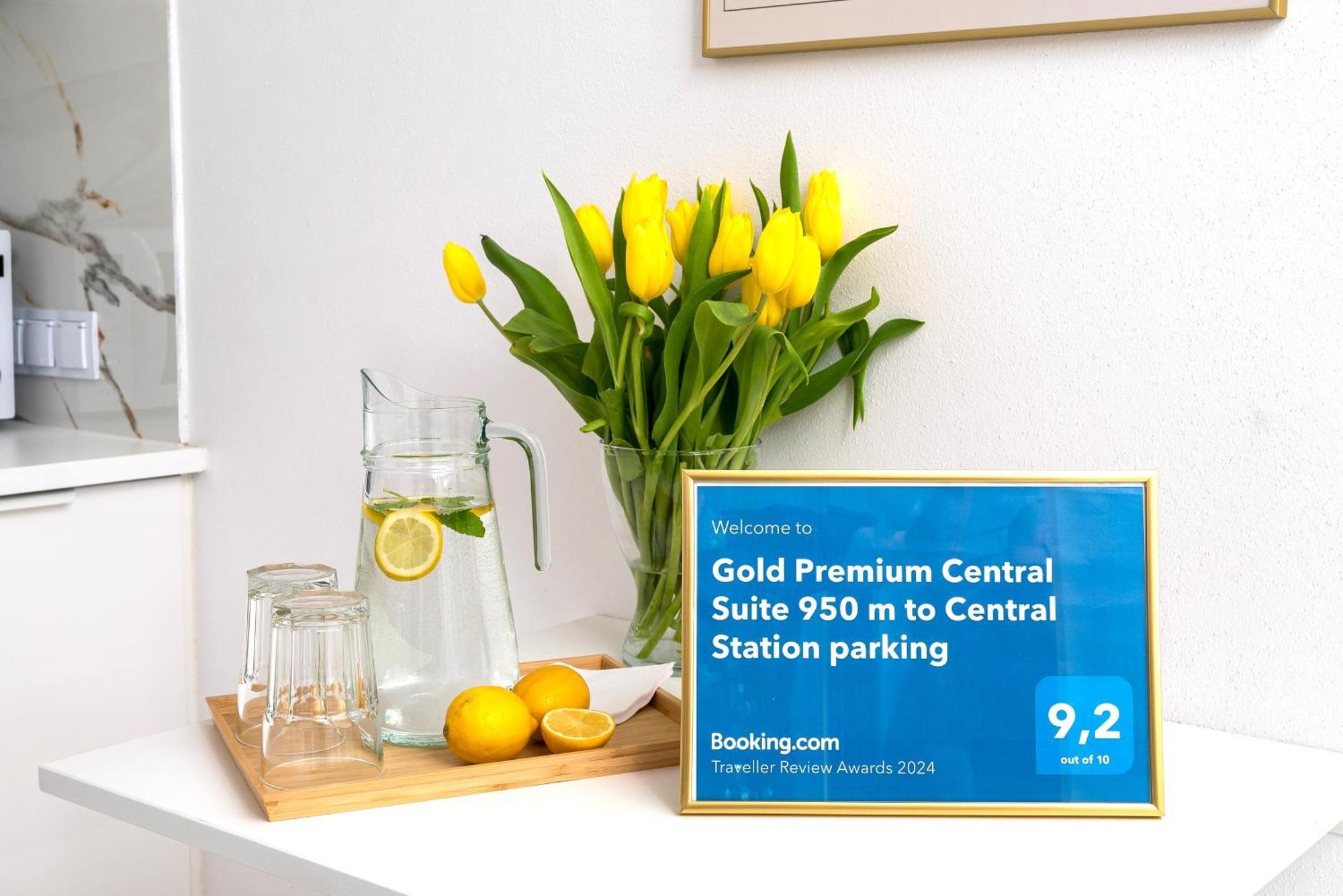 Gold Premium Central Suite 950 M To Central Station Parking Варшава Екстер'єр фото